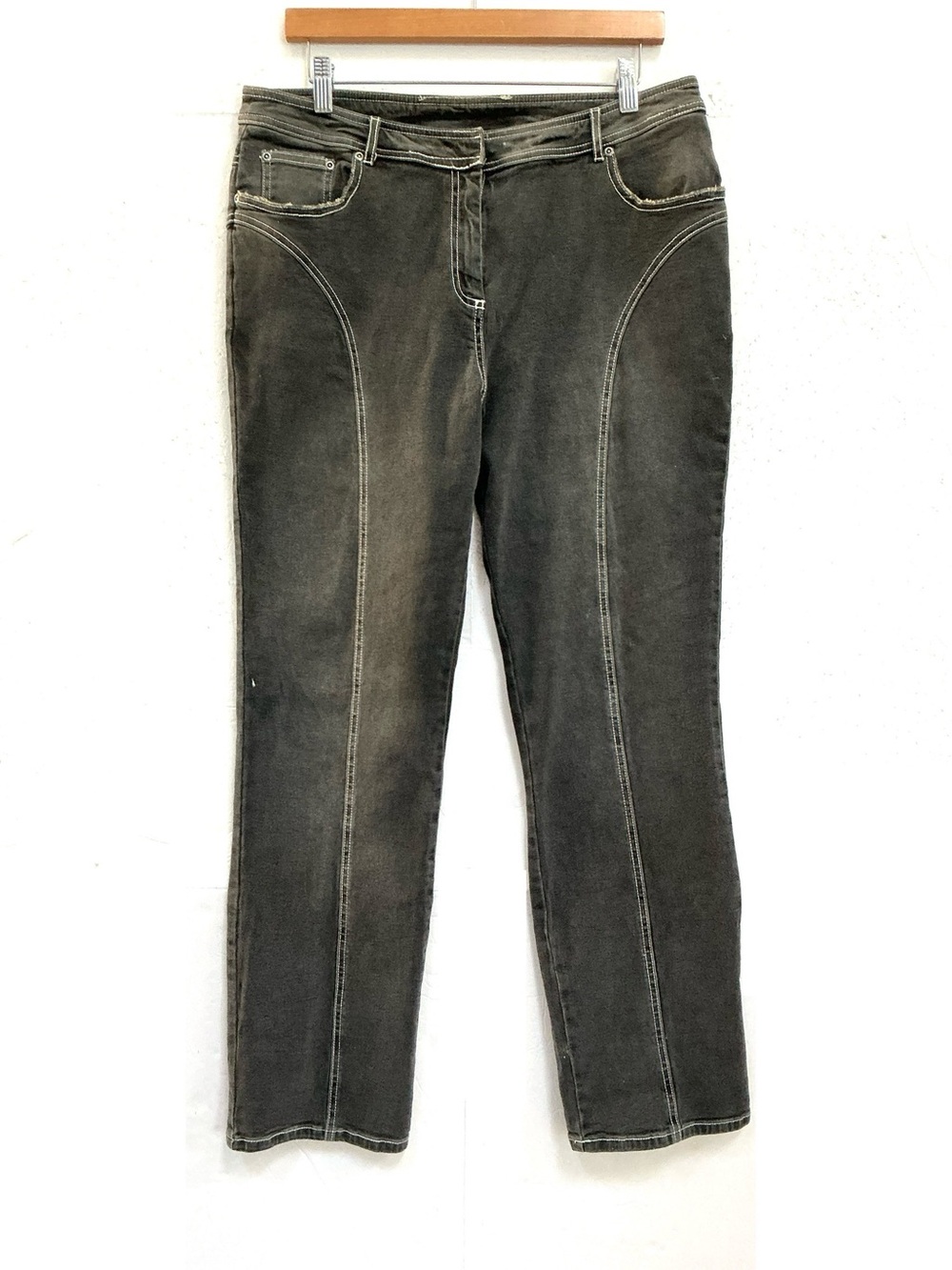 Jeanology Black Denim Jeans size 14